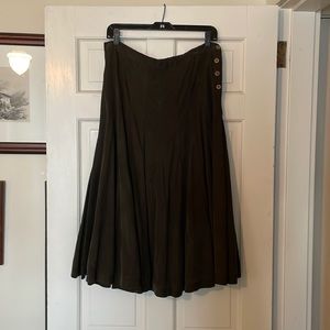 CP Shades pinwale cord multi-gore skirt